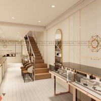 Thiết kế cửa hàng trang sức CHAM JEWELRY